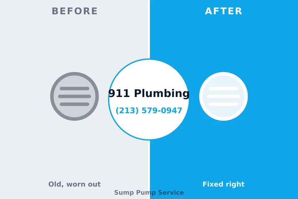 Before and after: plumbing repair Farmerville, LA